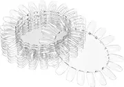 Happyyami Nail Tips Display Stand Nail Polish Chart 10pcs Practice Wheel Create Your Own Display Perfect for Manicure