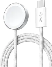 For apple watch charger,for apple I watch Series 10 9 8 7 6 5 4 SE Ultra 2 1 Magnetic Wireless Charger Braided cable USB C for iphone watch charger dock Portable watch series 3 charger Cord type c