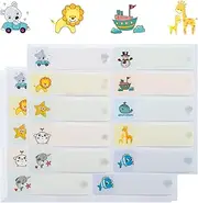 Daycare Labels, Name Labels for Kids Stuff, 200 PCS Baby Bottle Labels for Daycare, Waterproof, Self-Laminating Name Label Stickers for School Supplies, Water Bottles, Lunch Box
