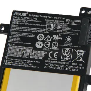 全新 華碩 筆電電池 C21N1347 用於 Asus x555 F555L 510L X554L 509L W509L
