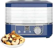 Food Dehydrator 5 Tier, Mini Electric Fruit Dryer, 30-70°C Adjustable Temperature Control, 72-Hour Timer, for Drying Fruit, Meat, and Vegetables B