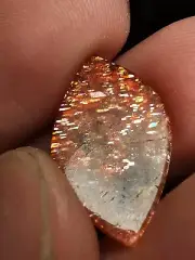 Rainbow golden Sunstone cut and polished 30