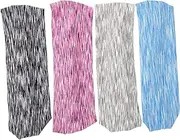 [BRIGHTFUFU] Elastic Workout Headbands Breathable Skin-Friendly Hairbands for Women Men