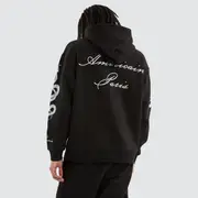 [Americain] Serpent Relaxed Hoodie Jet Black