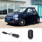 TPU Black Remote Key Case Cover Shell Fob Protector For Fiat 500 Linea Bravo