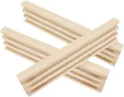 GETAJGHSD 3pcs Domino Rack Multi Function Holder for Mexican Train Accessories Natural Wood Display Stand with Non Slip Base for Games and Crafts