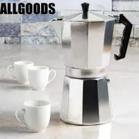 在飛比找蝦皮購物優惠-Allgoods 濃縮咖啡壺,鋁製八角咖啡壺摩卡壺,經典不銹