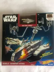 Star Wars Rebels Transport Attack Playset With Die-Cast Ghost Ship & TIE Fighter