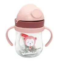 在飛比找momo購物網優惠-寶寶吸管水杯250ml 多色可選(學習杯/刻度水杯/水壺)