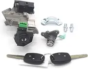 Complete Lock Set Ignition Switch Door Lock Barrel Trans 2 Keys with 8E CHIP 2007-2008 car Door Lock