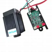 Focusable DC12V 520nm 300mW green laser module Analog signal continuous work DIY