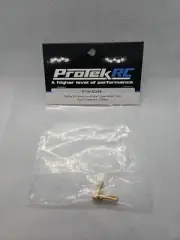 ProTek RC 4mm Low Profile "Super Bullet" Solid Gold Connectors (2 Male)