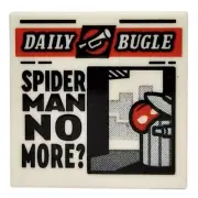 LEGO™ 2 x 2 Newspaper 'DAILY BUGLE' Decorated Printed Tile