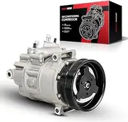 Torchbeam 471-7058 Air Conditioner AC Compressor with Clutch Compatible with 2005-2014 Jetta, 2012-2014 Passat, Beetle, 2006-2010 Beetle, 2010-2014 Golf, 2006-2009 Rabbit
