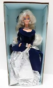 [Barbie] An Avon Exclusive Winter Velvet - Made by Mattel in 1995 - box is in POOR condition [Special Edition]
