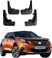 4X Mud Flaps，Compatible with Peugeot 2008 2020 2021 2022 2023 Mud Flaps Mudguards Anti-Splash Fender Upguard Front Rear Wheels Car Stying Accessories