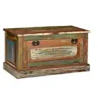Solid Reclaimed Wood Shoe Bench Shoes Storage Rack Cabinet Shelf Chest Seat Box