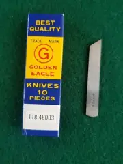 10 × JUKI New lower knives for industrial overlocker No 118-46003
