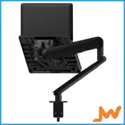 Atdec Ora Monitor Arm With Laptop Tray F-Clamp - Black
