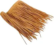 12pcs Simulated Thatch Tile Artificial Grass Outdoor Artificial Roof Thatch Garden Decor Imitation Straw Roofing Mat Fake Straw Simulation Thatch Artificial Straw Roof Straw Thatch
