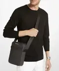 Michael Kors Cooper Signature Logo Crossbody Flight Bag Black