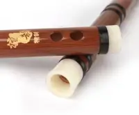 在飛比找Yahoo!奇摩拍賣優惠-〖好聲音樂器〗中國笛 G調 兩截式 組裝式 笛子 竹笛