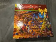 Thomas Kinkade Santa's Workshop Christmas Holiday 1000 PC Puzzle Brand New Ceaco