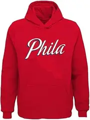 Outerstuff Philadelphia 76ers Youth Size Statement Essential Team Logo Pullover Fleece Hoodie
