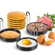 Effortlessly Cook Omelettes and Pancakes with this Stainless Steel Ring