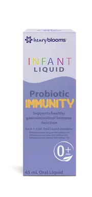 Henry Blooms Infant Liquid Probiotic Immunity 45ml
