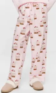 BNWT Peter Alexander Strawberry Cake Flannelette Soft PJ Pants Size L Ladies