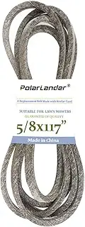 5/8" x 117" Lawn Mower Deck Drive Belt - Compatible for Scag/Woods/John Deere/Ferris, Fits 48912 1001244 LVU21853 20873 (Replaces B114, L5117, 69117, 851170) - STHM20/22, Tiger Cub Series