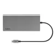 Belkin Connect USB-C Universal 11 in 1 Dual Display Core Hub with 100W PD (Space Grey)