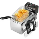 VIVOHOME Electric Deep Fryer With 3L / 13 Cup Oil Capacity, Stainless Steel Oil