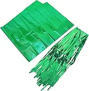 1set Wicked Witch Party Supplies Valentine's Day Backdrop and Rain Curtain Tablecloth Set with Sequin Floral Rectangle Tablecloth for Fairy Party Decorations