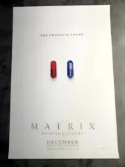 Keanu Reeves THE MATRIX RESURRECTIONS 2021 Orig Int'l 27x40 DS Movie Poster A