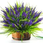 Artificial Plants Outdoor, 20 Pcs Artificial Flowers Outdoor Fake Plants UV Resi