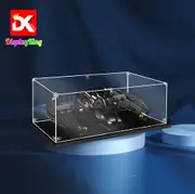 Display King - Acrylic display case for LEGO® Batwing: Batman vs. The Joker 76265 3mm Thickness dust-Free and Crystal Clear Display case with Screw