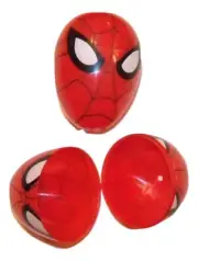 Marvel Ultimate Spiderman Shaped Treat Container 3 Pack ~ Spidey Face