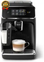Series 2200 Fully Automatic Espresso Machine with Lattego Touch Display Black