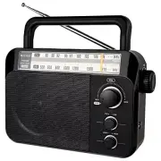 Radios Portable AM FM Plug in Wall Radio AM FM Transistor Radio with 3.5mm Jack