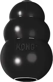 KONG - Extreme Dog Toy - Toughest Natural Rubber, Black - Fun to Chew, Chase and Fetch - for Small Dogs