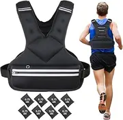 JoyPlus Sport Adjustable Weighted Vest Workout Equipment
