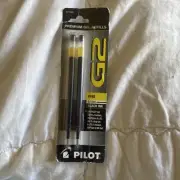 Pilot 77240 G2 Gel Pen Refills Replacement - Fine Point Made Japan NEW BLACK INK