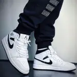 𝐌𝐫.𝐏𝐚𝐧𝐠𝐤𝐚©NIKE AIR JORDAN 1 AJ 1 MID 白黑熊貓 中筒 男鞋 DQ8426-132