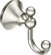Moen YB5203BN Wynford Robe Hook, Brushed Nickel