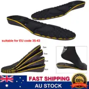 Memory Foam Insoles Insert Invisible Heighting Inner Sole Increase Shoes Pads AU