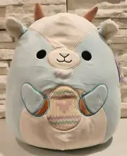 Squishmallows Easter Domingo the Goat 14" with Easter Egg Soft Plush NWT