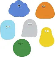 6 Packs180Pcs Cute Sticky Notes Cartoon Self Adhesive Memo Pads Memo Page Markers Self-Stick Markers Flags Writable Index Tabs Message Reminders