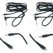 3.5mm 1/8" Mono Stereo Male to 1/4" Angel RCA Patch Microphone 1FT-14'ft cable